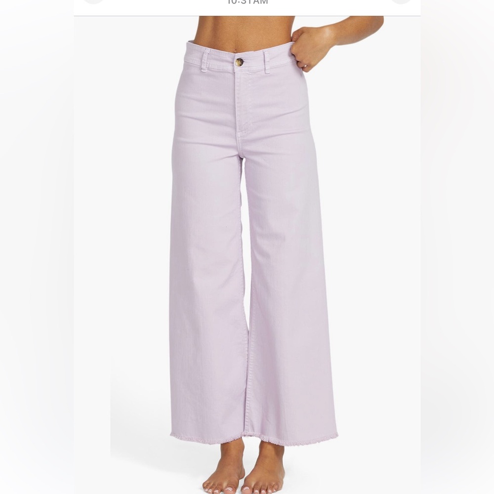 Billabong Lavender high rise Wide-Leg Women Jeans 27 - Picture 1 of 2